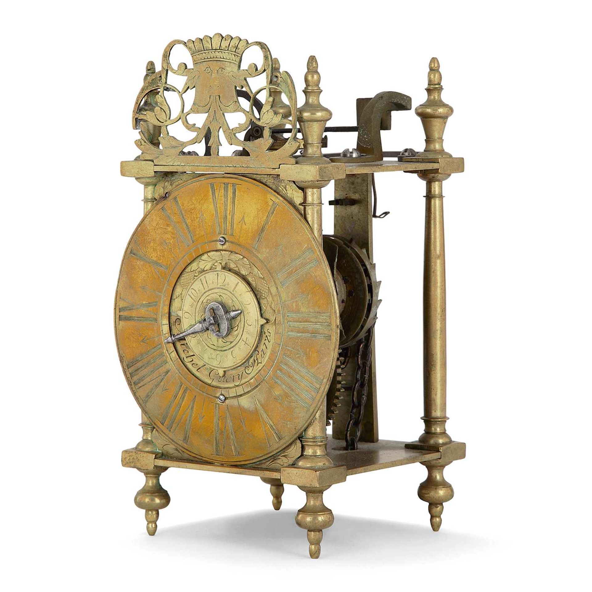 HORLOGE À PENDULE LANTERNE DITE "CITADINE", XVIIIe SIÈCLE