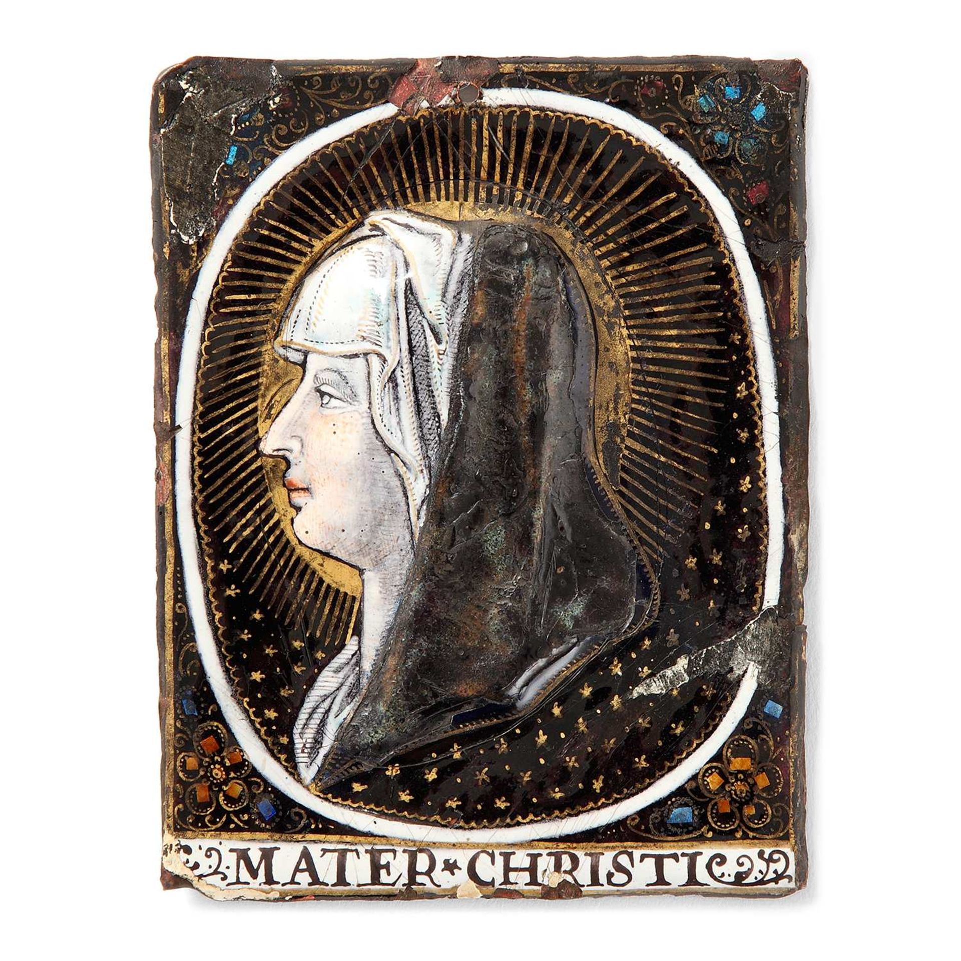 PROFIL DE LA VIERGE MARIE EN RELIEF, JEAN LIMOSIN, CIRCA 1610.