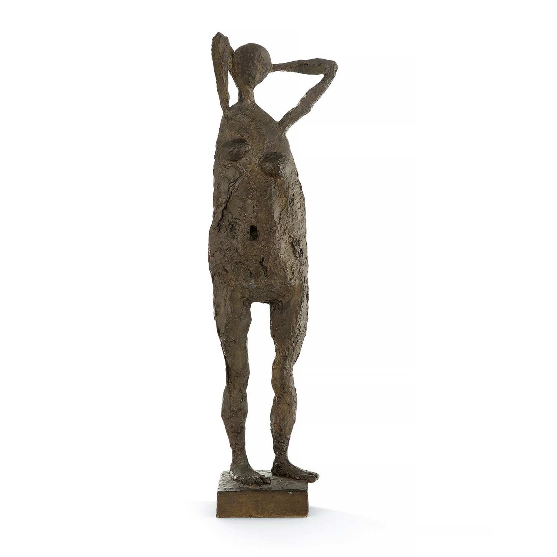 ROBERT COUTURIER (1905-2008) PETITE LUNE, 1957 Bronze à patine brune Signé et numéroté 1/6 Susse