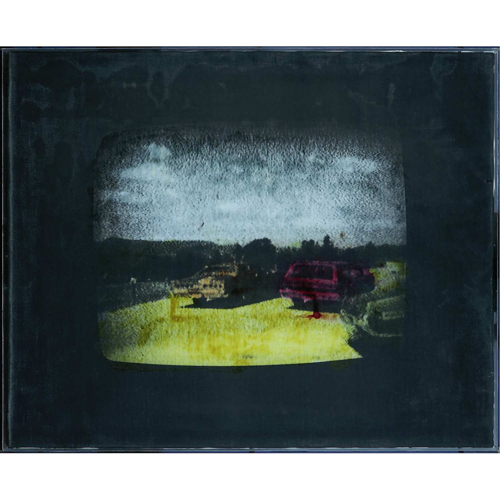 MARIO SCHIFANO (1934-1998) SANS TITRE, CIRCA 1975-1977 Peinture à l’émail sur toile émulsionnée