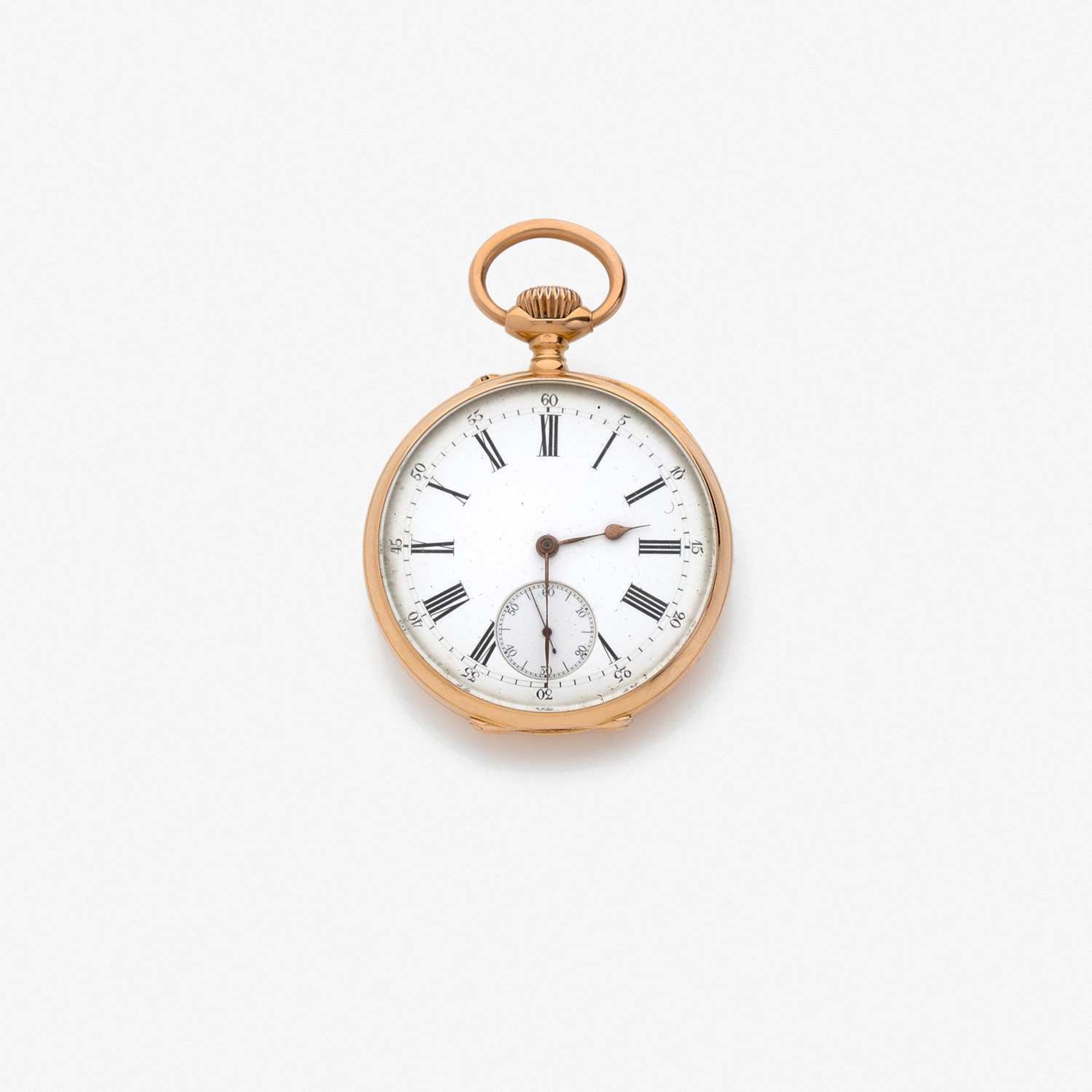 VACHERON & CONSTANTIN FIN XIXEME SIÈCLE Montre de poche en or jaune. BOÎTIER : lisse, monogrammé