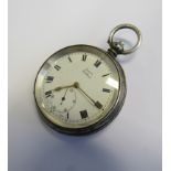 KAYS Challenge open faced pocket watch marked 'KAYS Challenge' to the dial, gilt batons and sub