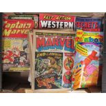 A collection of comics to include The Mighty World of Marvel (1970's)