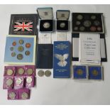 Decimal Coin Pack 1/2-10p UNC; 1996 Proof Coin Collection 1p-£5 (9 coins) including Football £2