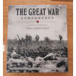 The Great War Remembered produced in association with the Imperial War Museum. Contains 30 facsimile