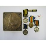 A Casualty Group to Stoker J Powell 288897 Royal Navy includes Africa General Service Medal with