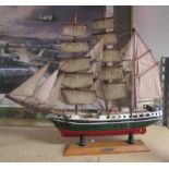 Model Sailing Ship A Von Humboldt