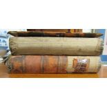 The works of Robert Burns in two volumes, 1843, sold as seen (2 books)