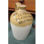 A J.L. Trippe Wine & Spirit Merchants, Bridgwater flagon