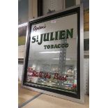 Genuine Ogden's St. Julien Tobacco advertising mirror