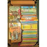 A collection of 24 vintage Ladybird books together with other childrens books (one box)