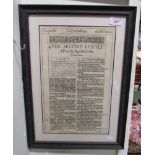 A framed page from King James Bible First Edition 'The Second Epistle of Paul the Apoftle to the