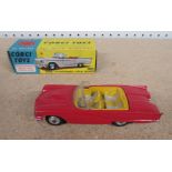 Corgi Ford Thunderbird Open Sports No 215S, Glidamatic, Rose Red, buff yellow interior, near mint