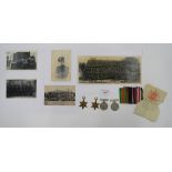 WWI Group to Richard C Fursland WWII Medal, Defence Medal, France/Germany Star, WWII Star believed