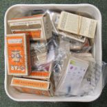 A mix of teacards and cigarette cards