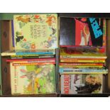 A large collection of vintage childrens annuals (two boxes)