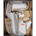 A box of machine cancellation envelopes.