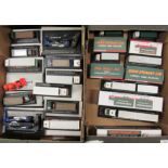 Two boxes of Eddie Stobart promotional vehicles. Mint boxed. See photo.