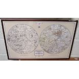 A framed map of North Petherton.