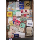 A good selection of cigarette packets many in mint condition (in excess of 50) together with a small