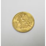 1914 Gold 1/2 Sovereign