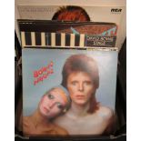 A collection of ten David Bowie vinyl LPs to include Ziggy Stardust, Pin ups, Stage and Low