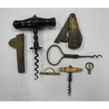 Corkscrews, feeler gauges etc.