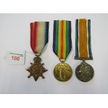 WWI Medals to T-34111 DVR F G Batt A.S.C. 1914/15 Star War Medal and Victory Medal. DVR Batt came