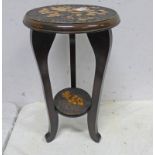 ARTS & CRAFTS STYLE POKERWORK TABLE,