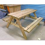 PINE GARDEN PICNIC TABLE BENCH