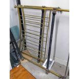 BRASS BED WITH 2 ENDS & 2 RAILS,