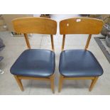 2 TEAK CHAIRS