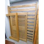 21ST CENTURY KING SIZE BEECH BED FRAME