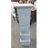 MARBLE EFFECT SQUARE COLUMN 120CM TALL