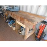 244 CM WORK BENCH WITH VICE ON THE SIDE (8FT)