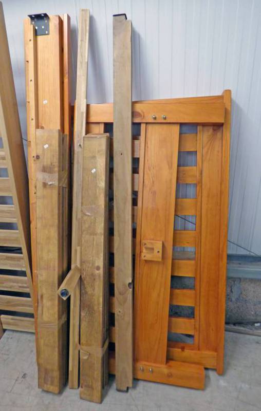 21ST CENTURY PINE KING SIZE BED FRAME