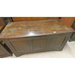 19TH CENTURY OAK COFFER