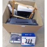 REXEL PAPER SHREDDER WITH AN EPSON PRINTER, SECURITY LIGHT,