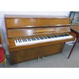 MAHOGANY CASED OVERSTRUNG PIANO BY STERNDALE