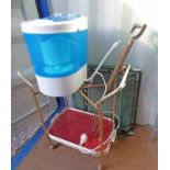 MINI WASHING MACHINE WITH A FOLDING DECK CHAIR, TROLLEY,