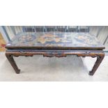 ORIENTAL LACQUERED TABLE,
