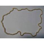 CULTURED PEARL NECKLACE 90 CMS