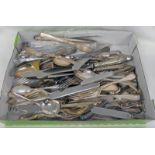 LARGE SELECTION OF SILVER PLATED CUTLERY