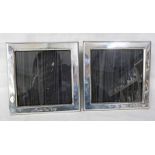 PAIR OF SILVER PHOTO FRAMES SHEFFIELD 2018 - 16CM TALL