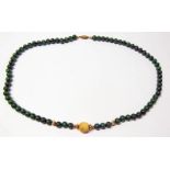 MALACHITE BEAD NECKLACE