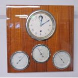 ERWIN SATTLER SHIPS NAVIS CLOCK CAL 2008, WITH 3 SUBSIDIARY DIALS: THERMOMETER,