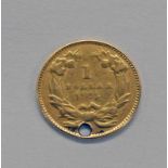 1874 US GOLD 1 DOLLAR COIN