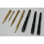 MORDANT EVERPOINT GOLD FILLED PENCIL & EVERSHARP GOLD FILLED PENCIL & 2 OTHERS,