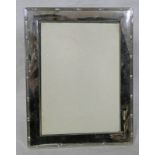 MODERN SILVER PHOTO FRAME - 22CM TALL