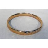 9CT GOLD BANGLE 11 GMS